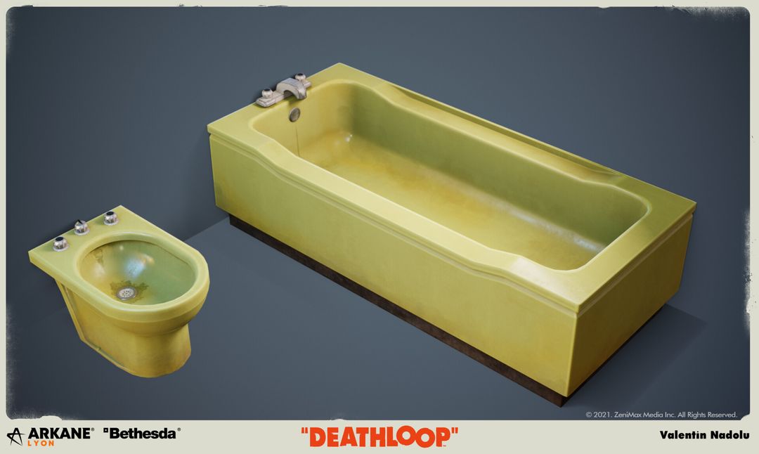 Bathroom: Deathloop Props