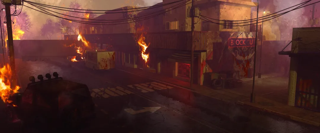 Dark Red Game - Environment concepts