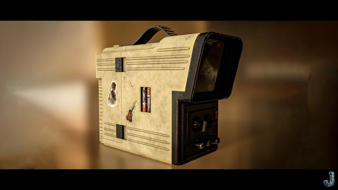 Vintage Survival Field Monitor | Realism Prop Design