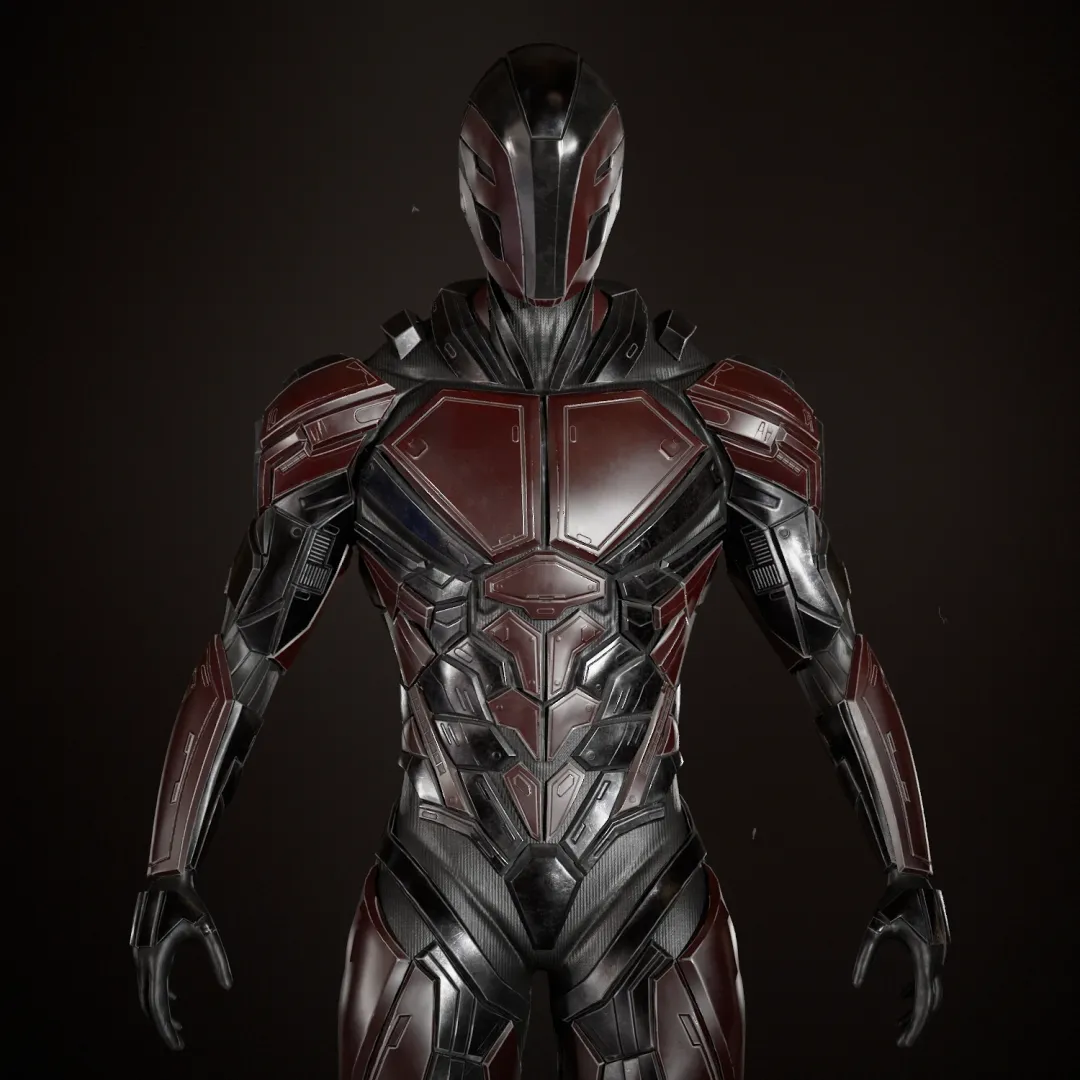 Crimson Vanguard | Sci-Fi Hard-Surface Character