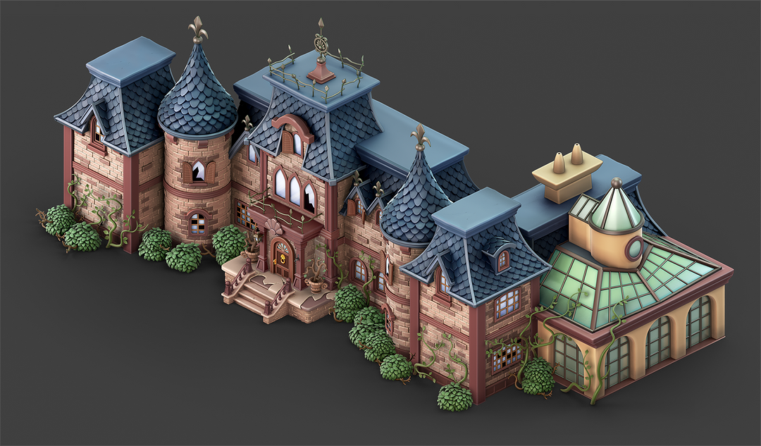 Casual Stylized 3D Assets – Unannounced Mobile Game (Structures & Vehicles)