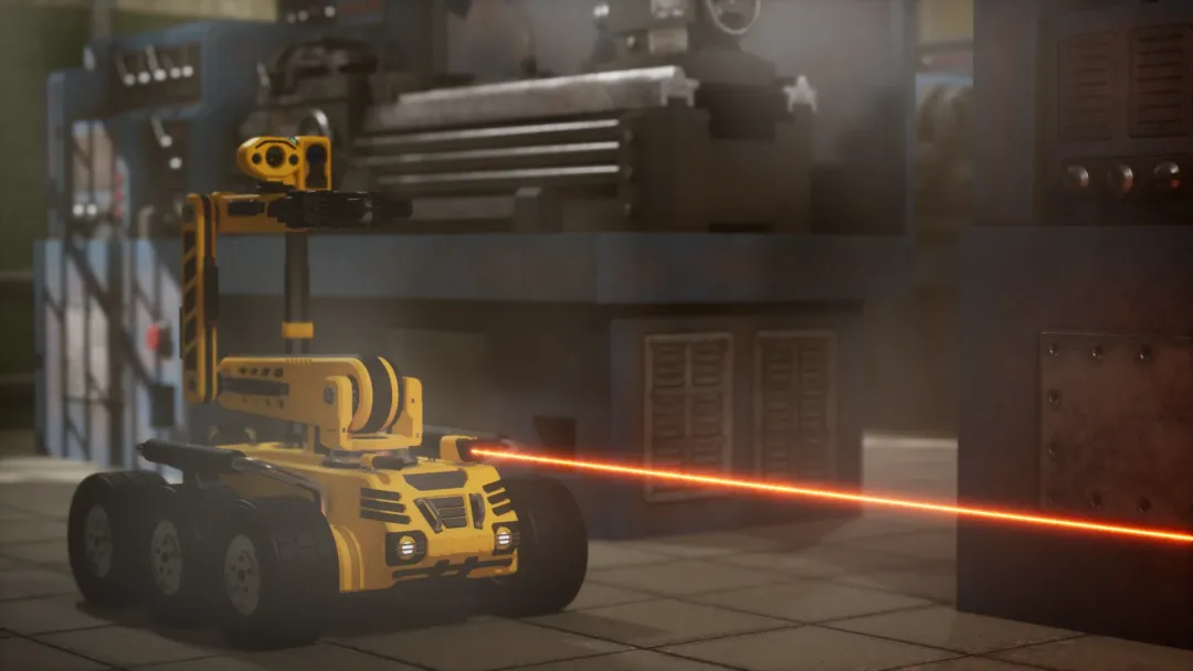 Cosys Airsim - Skidsteer Robot