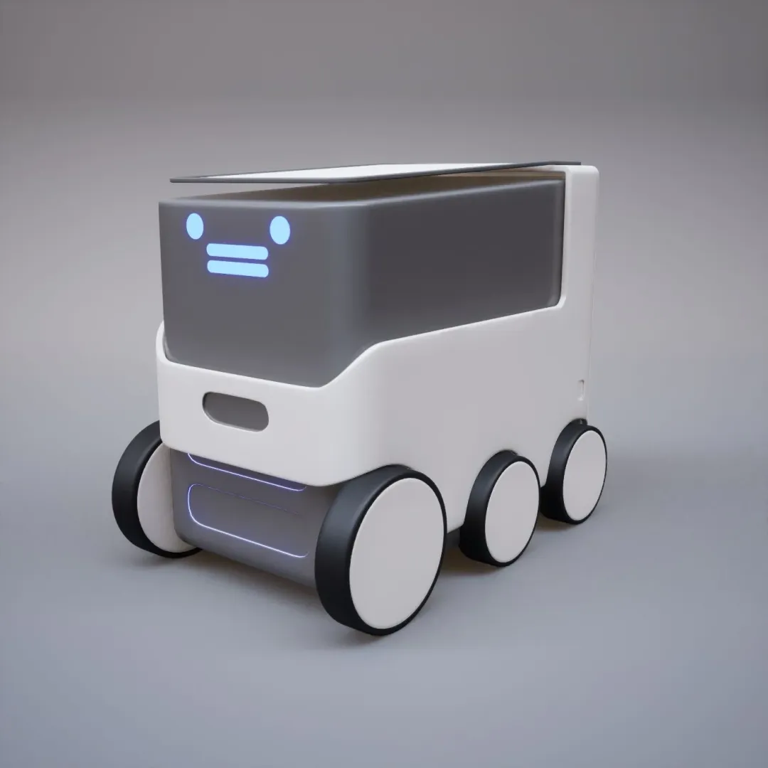 Cosys Airsim - Delivery Robot 01