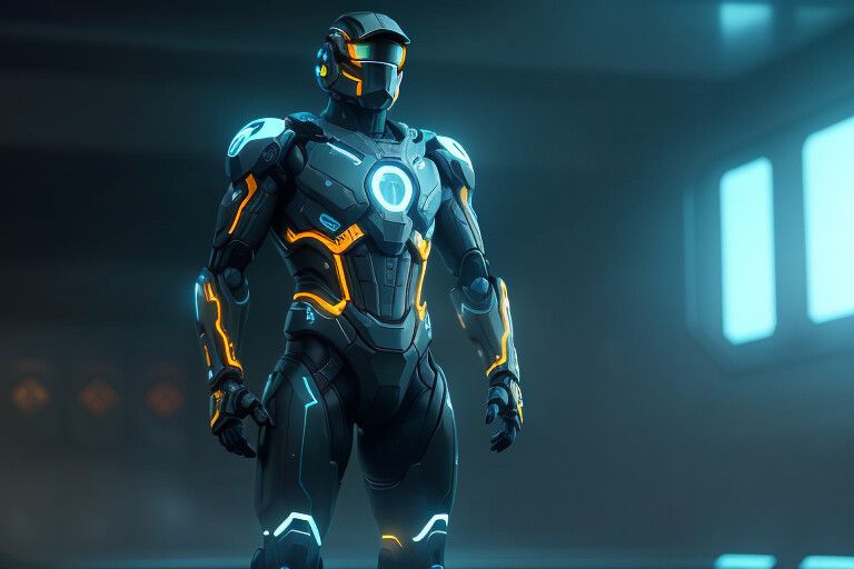 Tron Style Character Concept