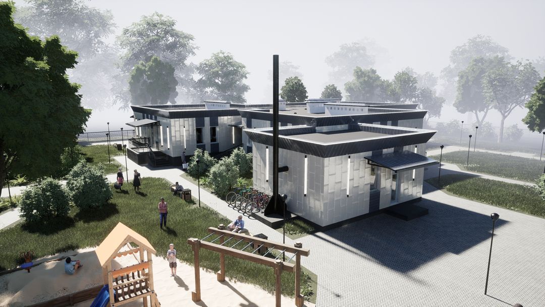 A digital twin of a reconstruction project