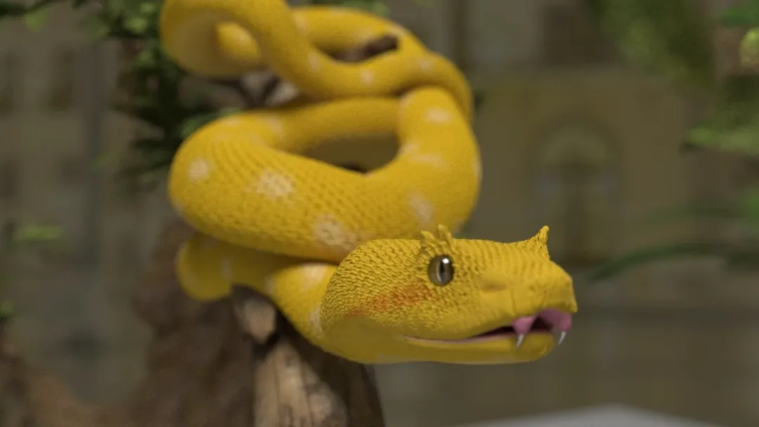 3D Realistic Snake Model