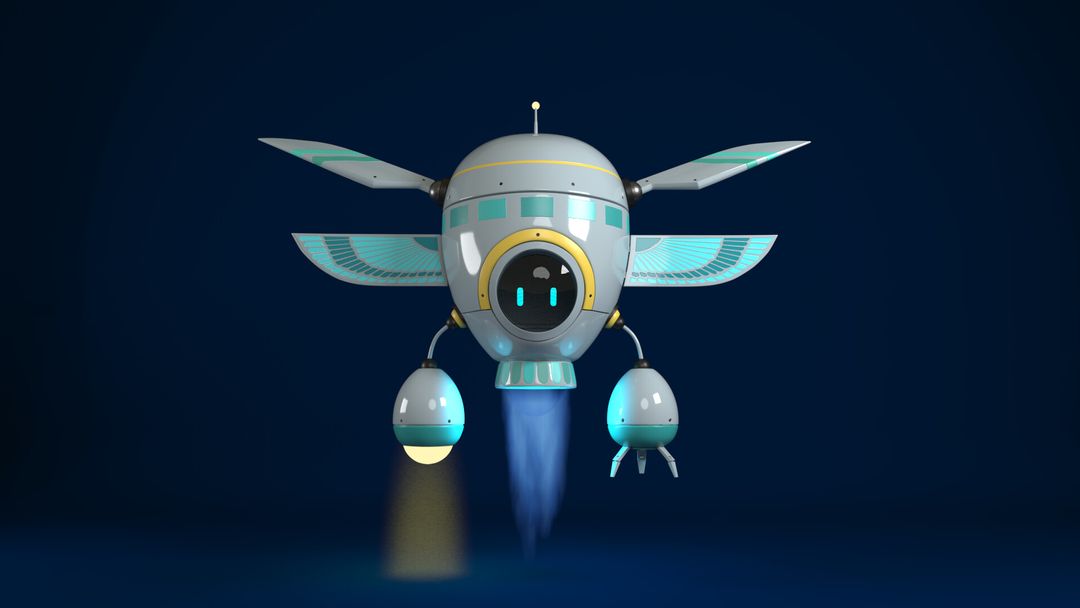 3D Egyptian Robot ( Atoum ).