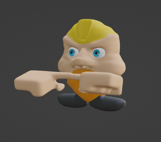 Flappy Fripouille – Very Fast-Made Stylized Game Character
