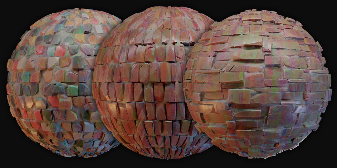 Stylized customizable Tiles - Substance Designer