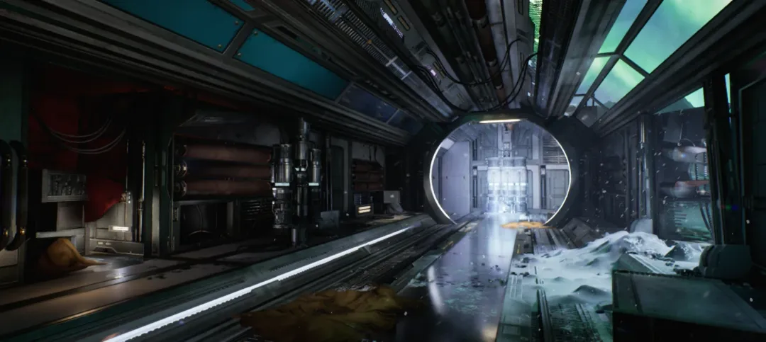 Polar Sci-Fi Facility - Relighting