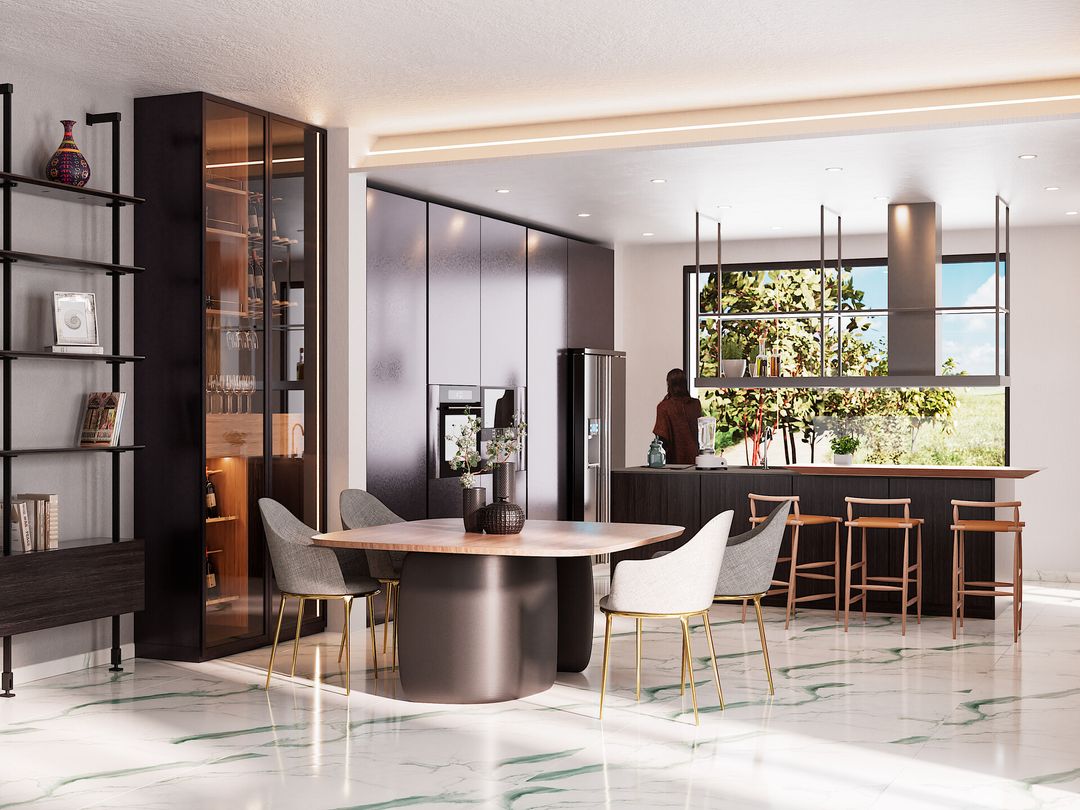 Kitchen & Dining – Furniture Retail CGI | Blender & Octane Render