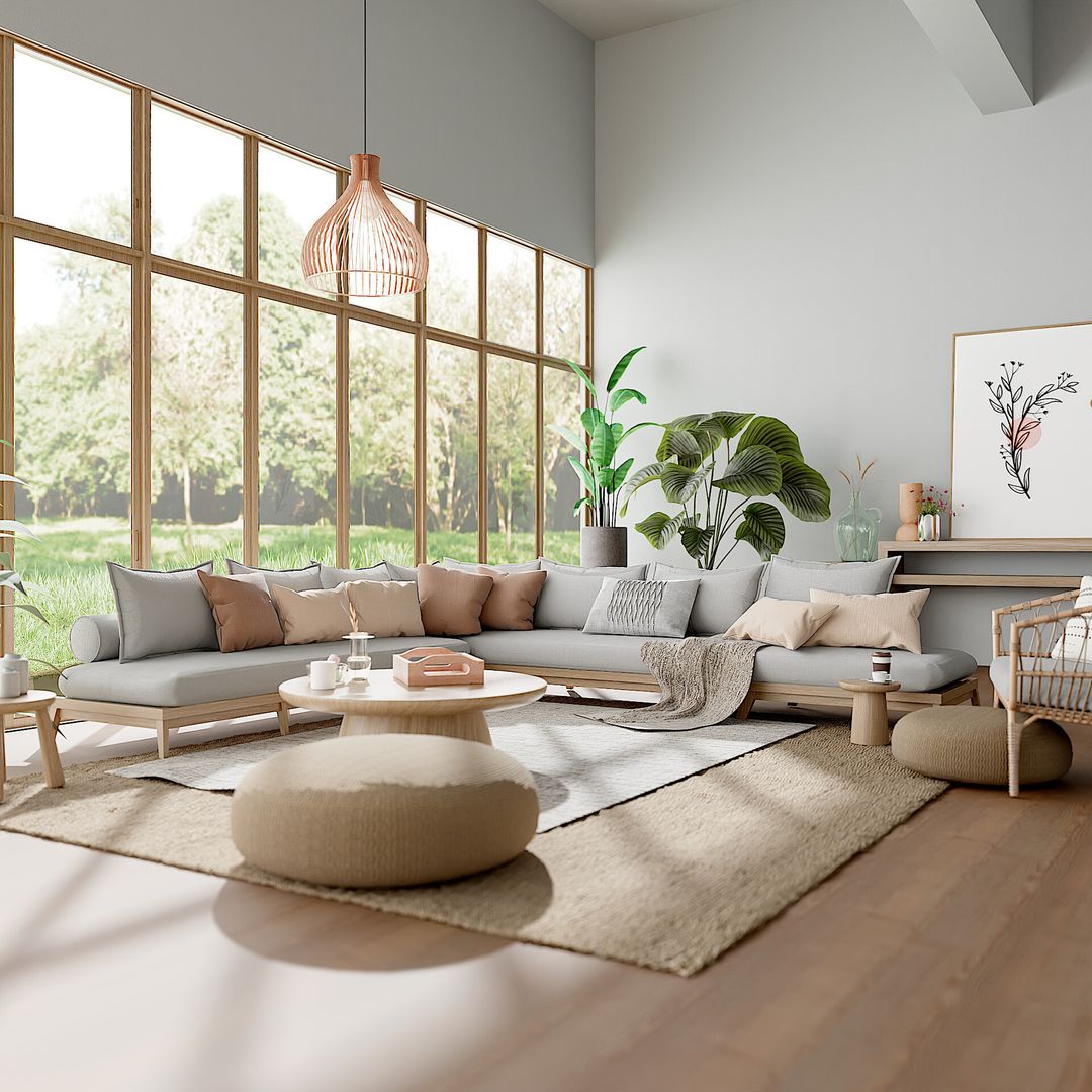 Photorealistic Living Room – Interior CGI | Blender & Cycles