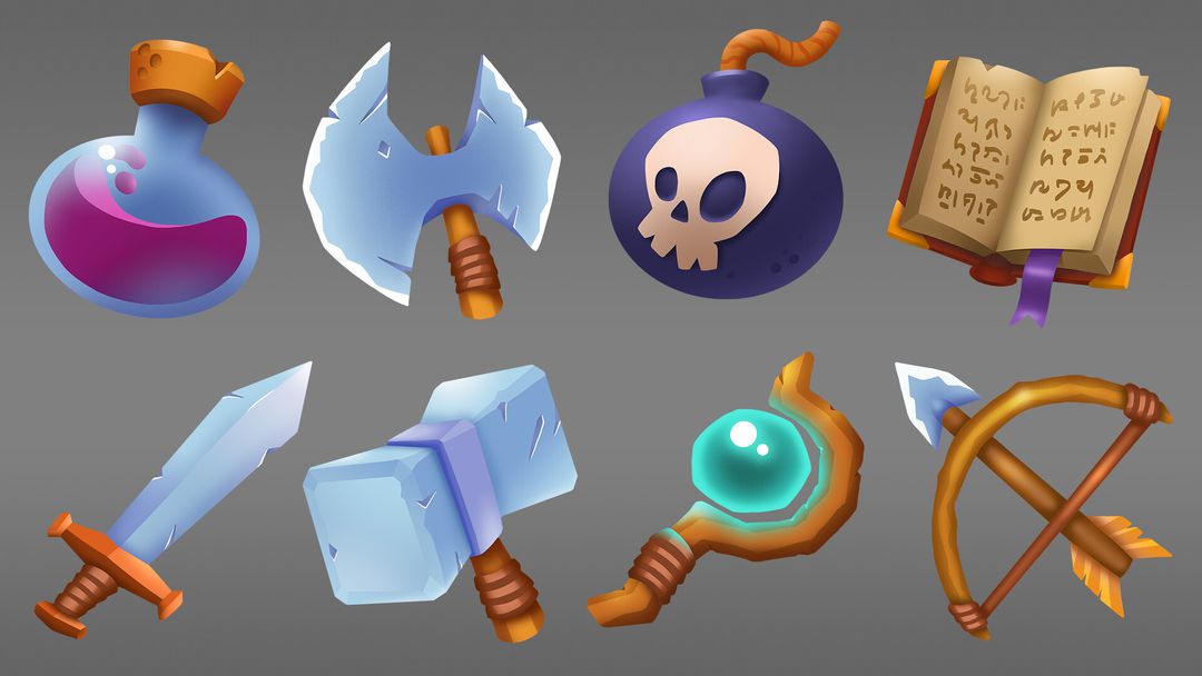 Mobile Game Items | Design Process