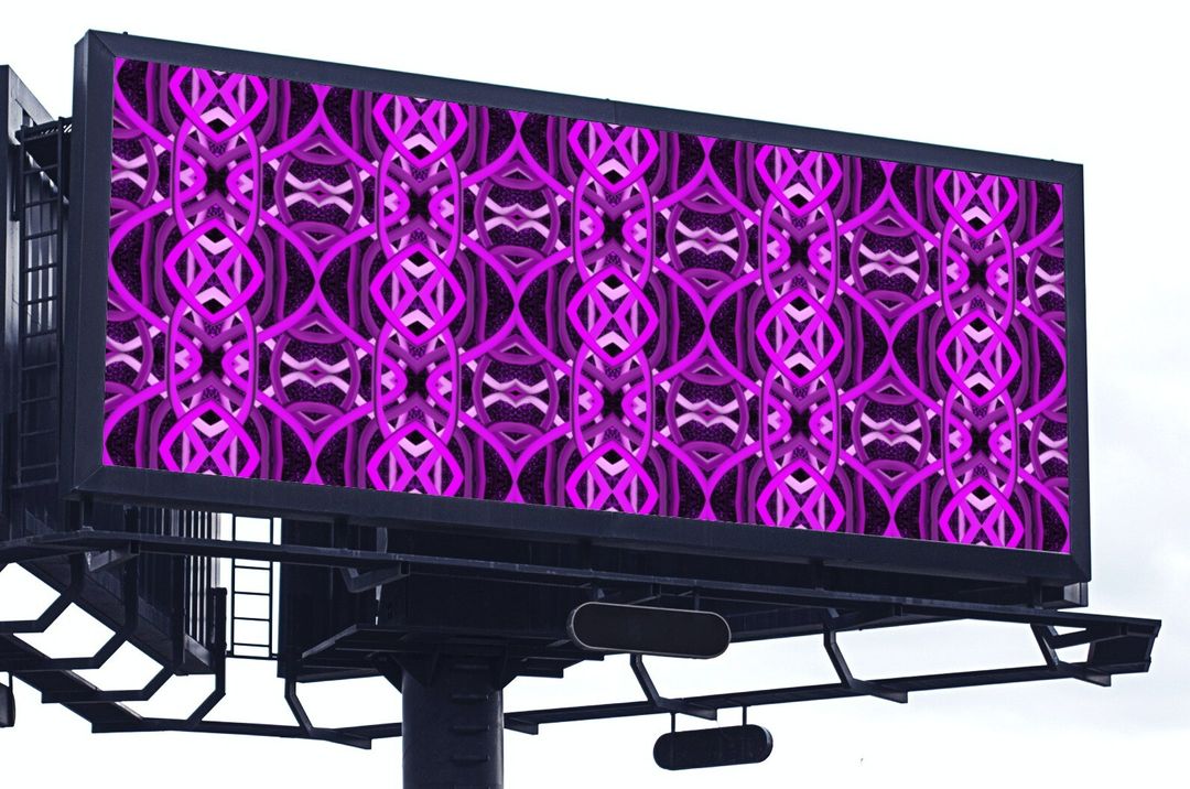 3D Rose Abstract Background - Seamless Pattern