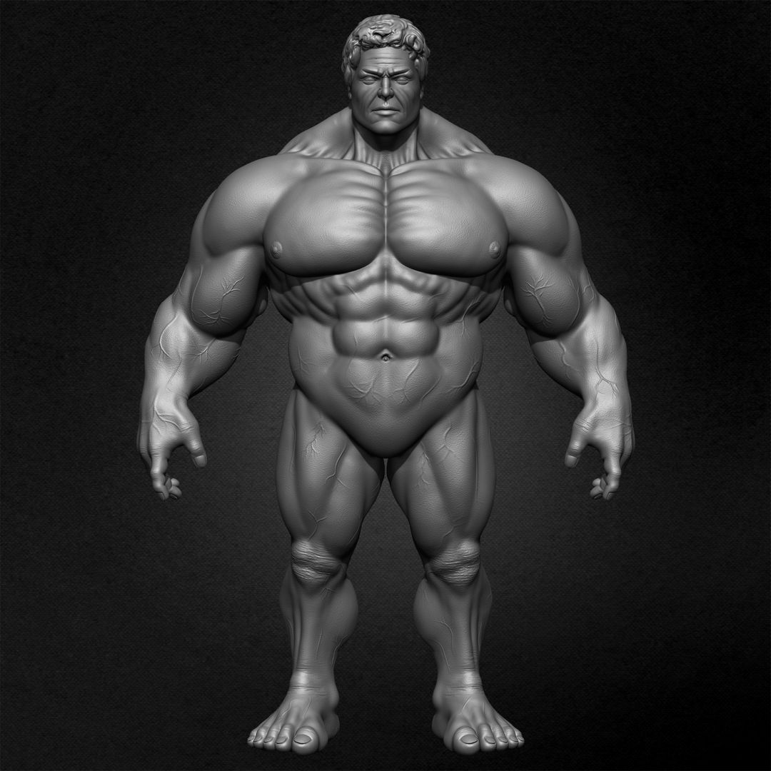 Super Human 3D Model