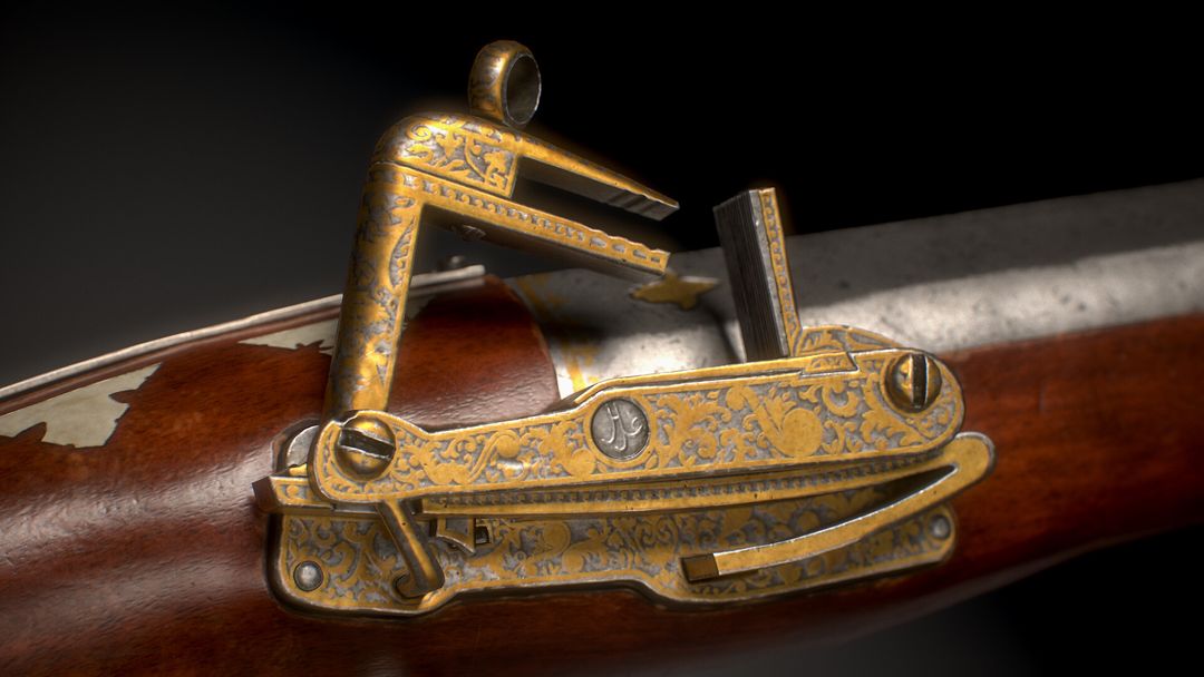 Caucasian Flintlock Pistol