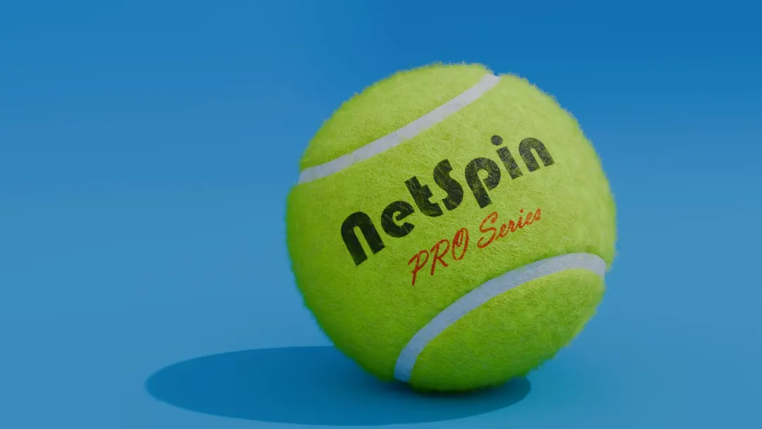 Fake Brand Tennis Ball and Racket (NetSpin)