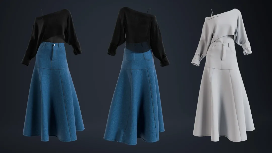 Garment | Denim Skirt Outfit