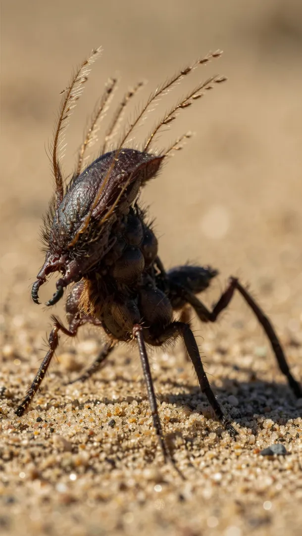 Concept art ComfyUI insect study. from thumbnail to animation