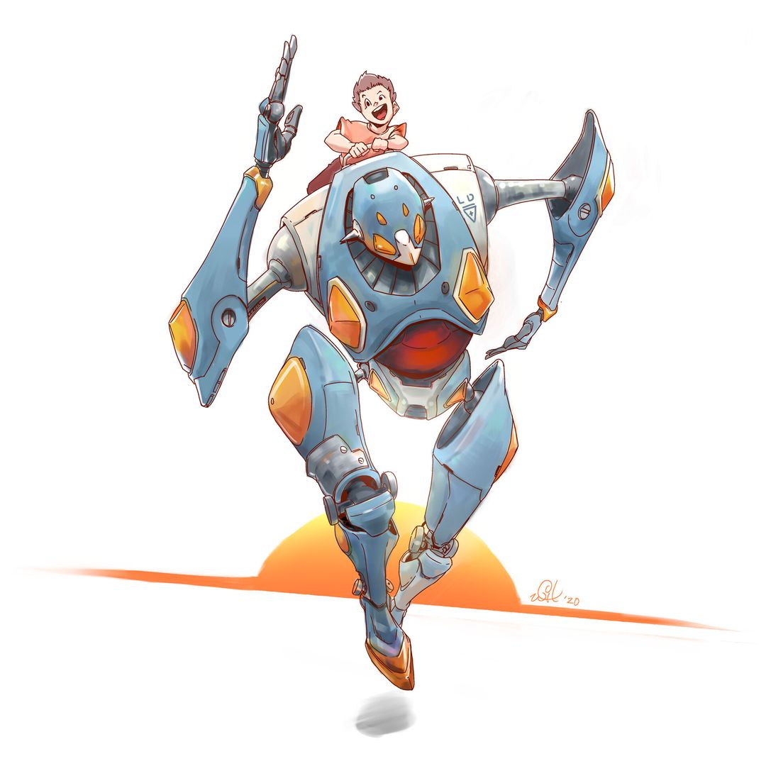 Mecha! Mecha! Ayo bawa sayaaa!!