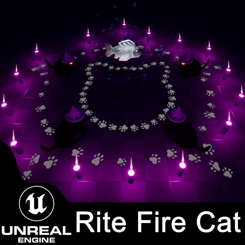 Pink Fire Cat Rite