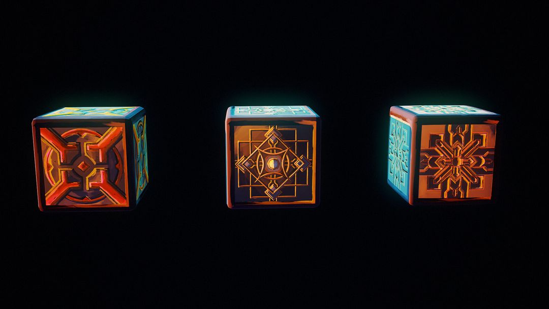 Handpainted Props for NEREO.