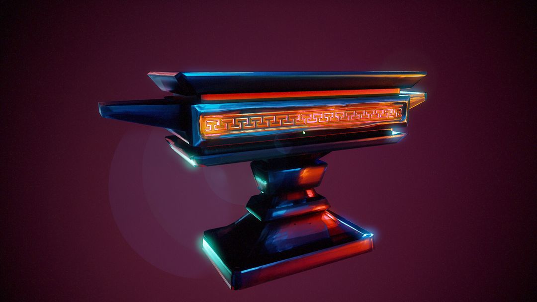 Handpainted Anvil for NEREO