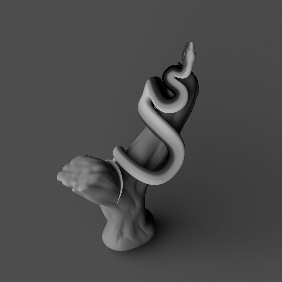 Snake On Branch