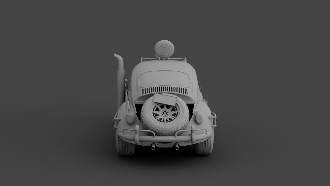 Post Apocalypse classic Volkswagen Beetle