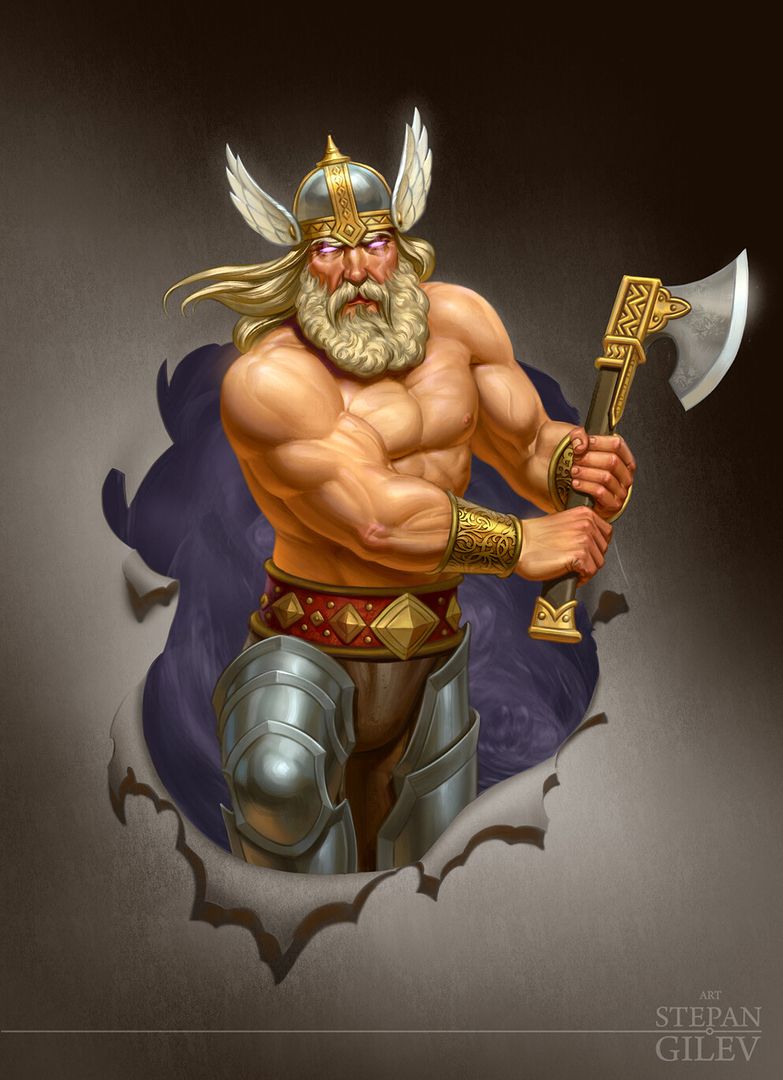 4 characters . Slavic Fantasy. 4 персонажа . Славянское фэнтези.