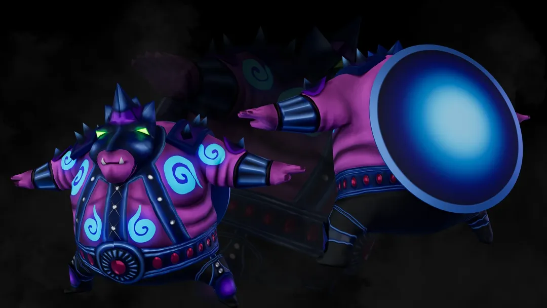 Fat Mini – Stylized Fantasy Tank Character