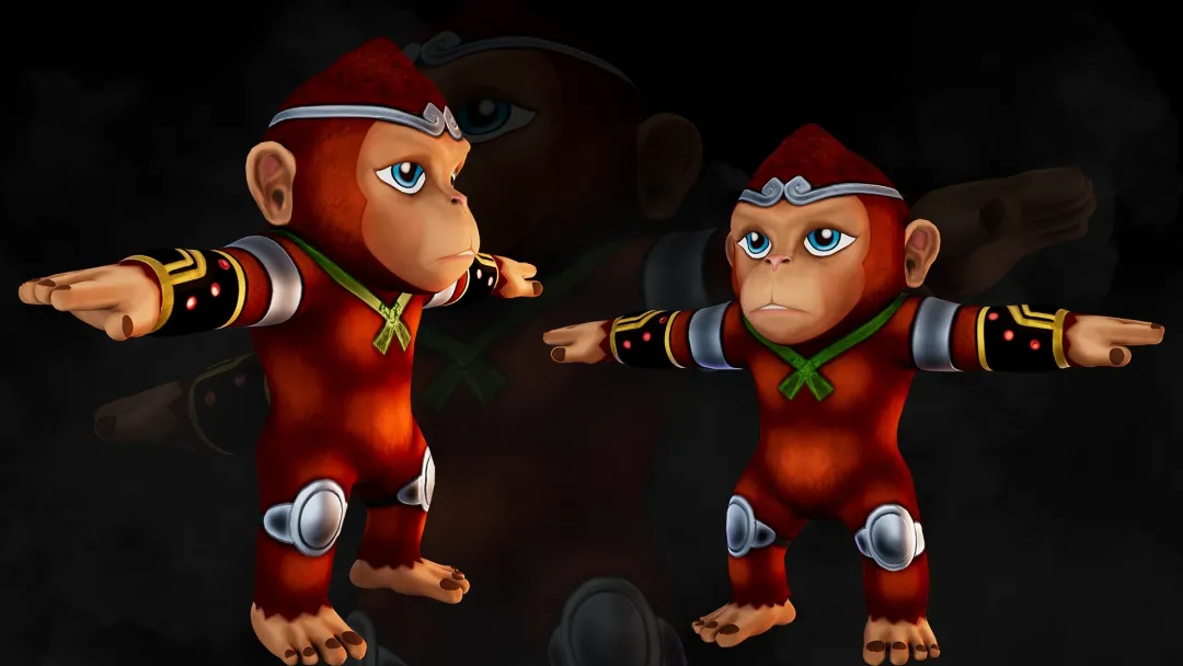 Monkey – Stylized Fantasy Warrior