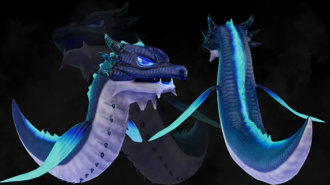 Nessai – Stylized Serpent Dragon