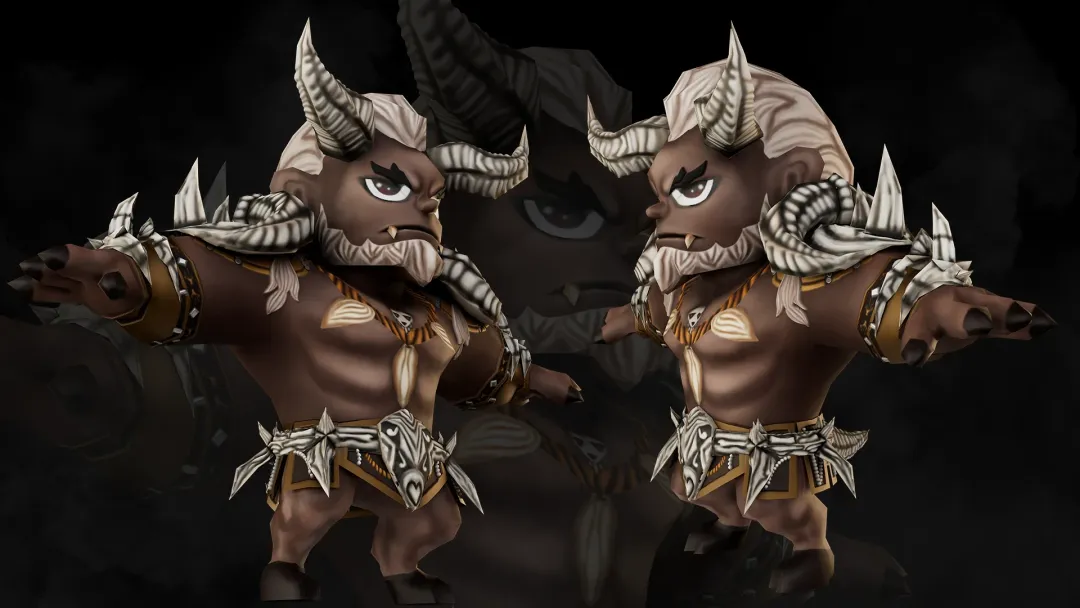 Tribal Boss – Stylized Fantasy Warrior