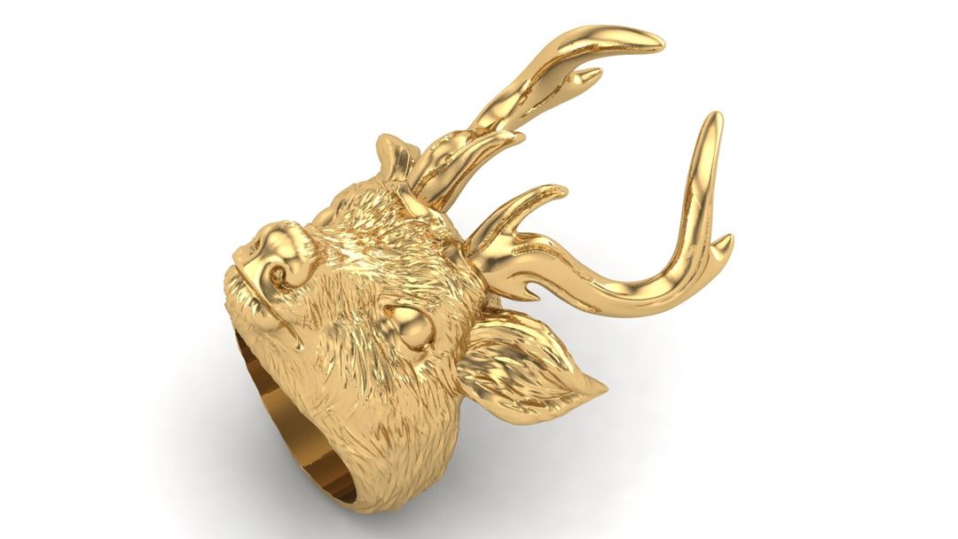 3D Deer Ring
