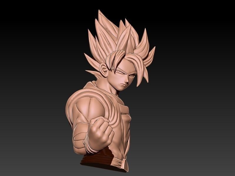 Goku 3d Model 3D print model