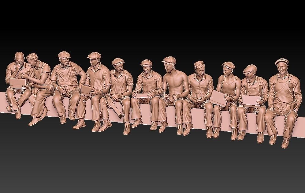 Bridge Men 3D model