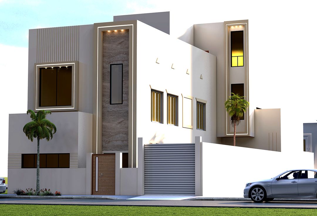 Modern Residential Facade Visualization