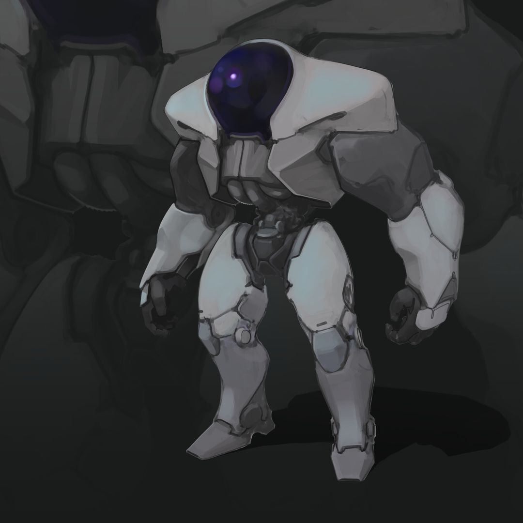 Alien astronaut spacesuit