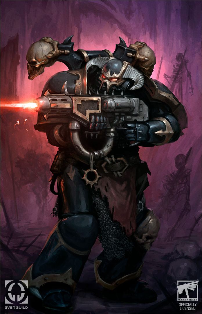 Black Legion. Meltagun Legionary