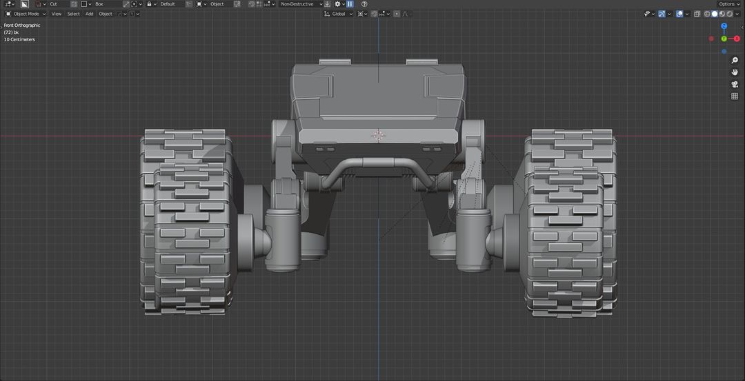 Hard surface sports car modeling