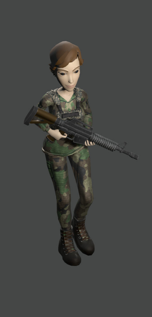 Low Poly Game Character