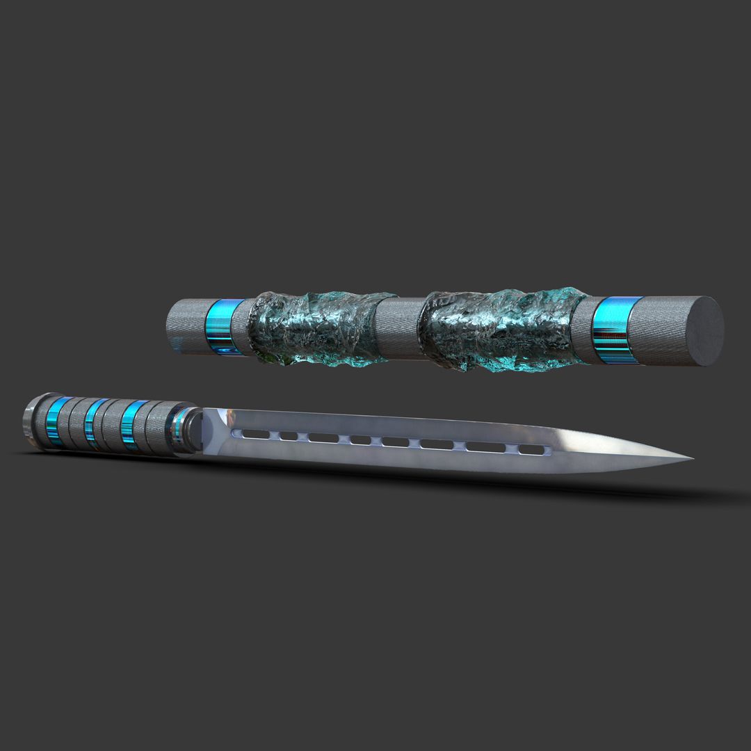 War Knife 3D Model
