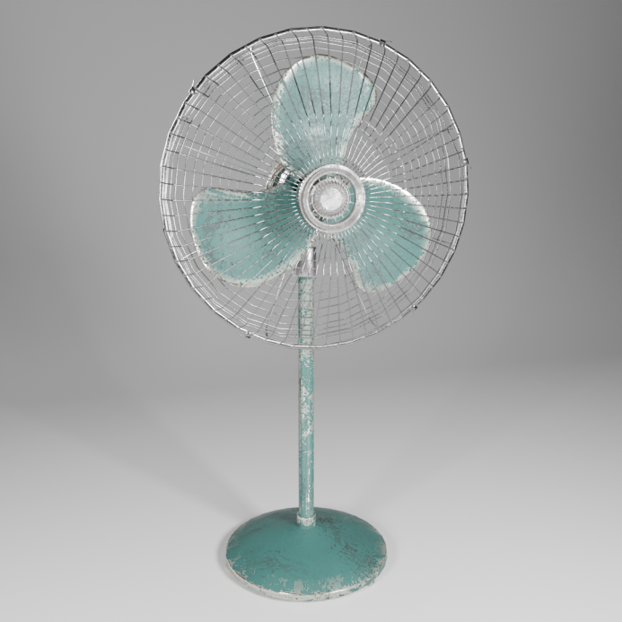 Detailed Fan 3D Model