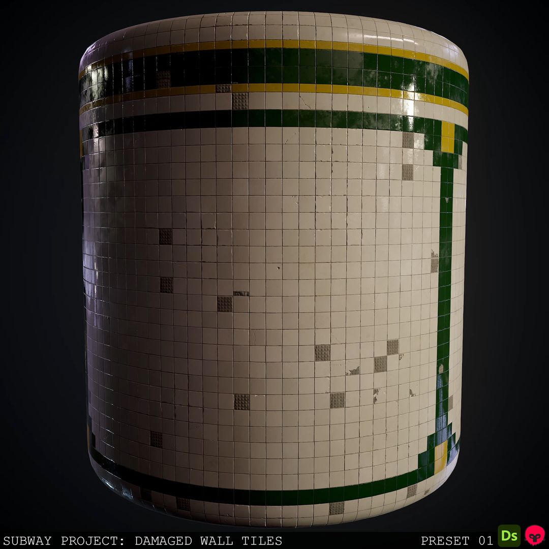 Subway Project: Damaged Wall Tiles