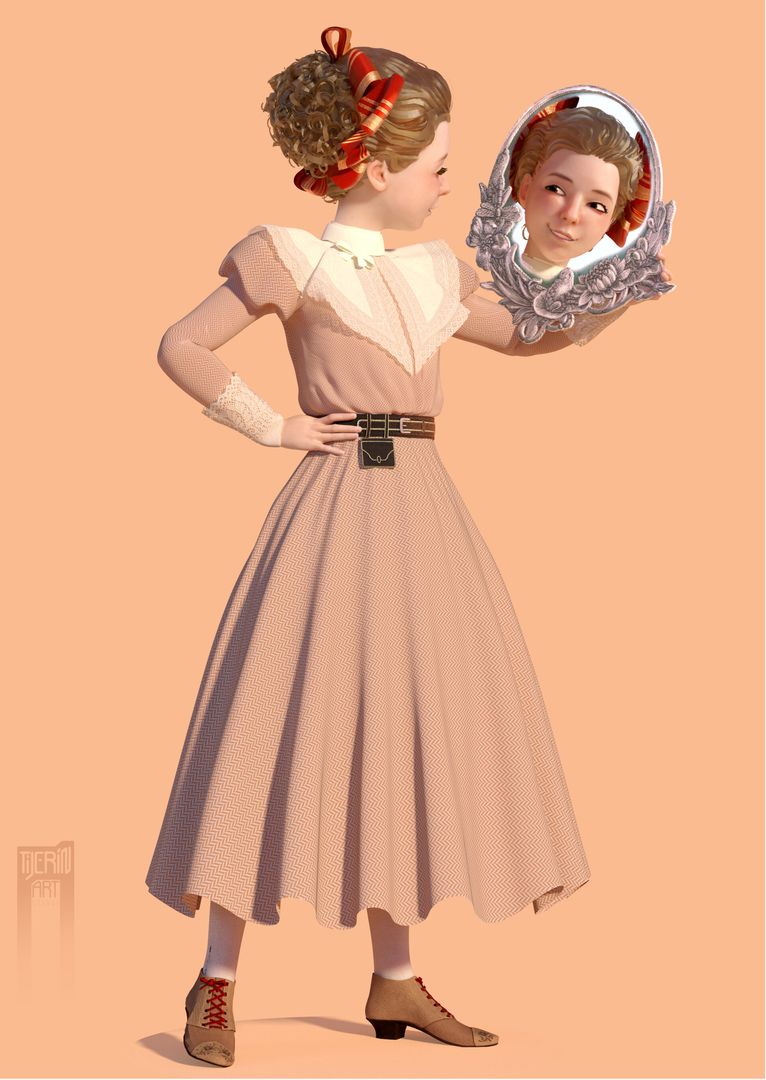 Creation of the character Fanny from the video game Dear Althea - Official