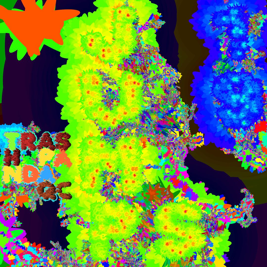 Procedural Art for Trash Panda QC and other music projects