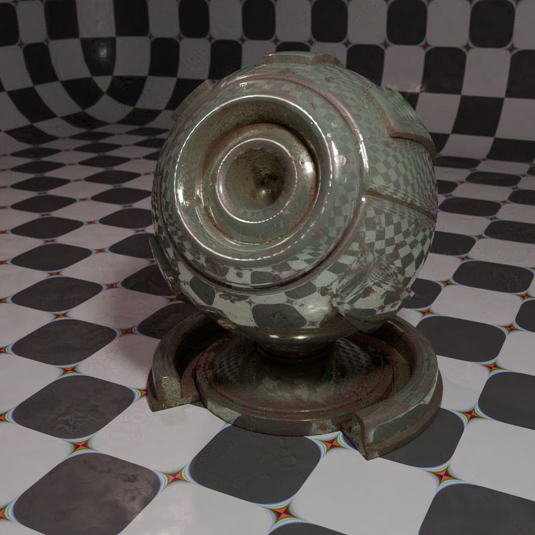 Smart rusted metal