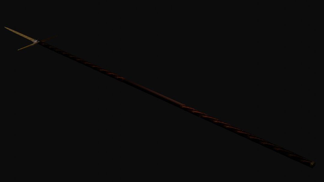 Gold spear