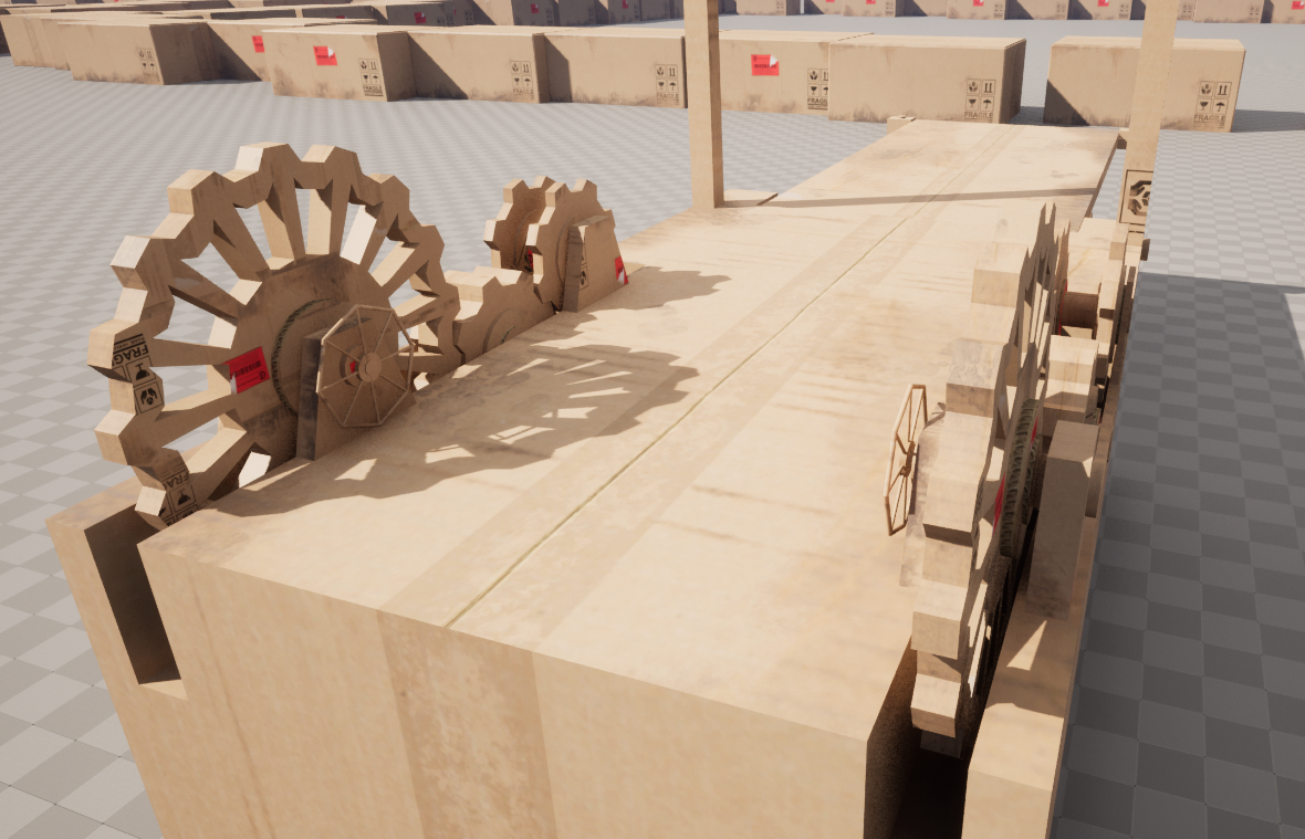 Cardboard game assets